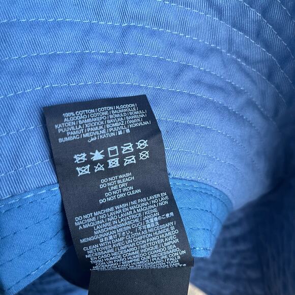 NWT Hurley Cotton Wide-Brim Bucket Sun Hat - Picture 6 of 6